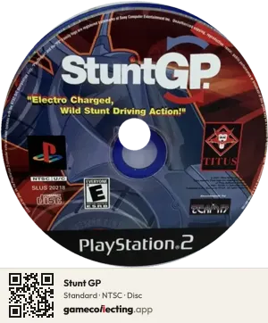 Stunt GP PlayStation 2, NTSC disc