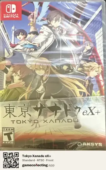 Tokyo Xanadu eX+ Nintendo Switch, NTSC box front