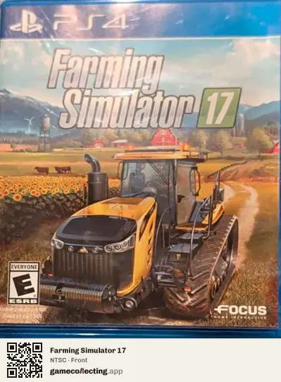 Farming Simulator 17 PlayStation 4, NTSC box front