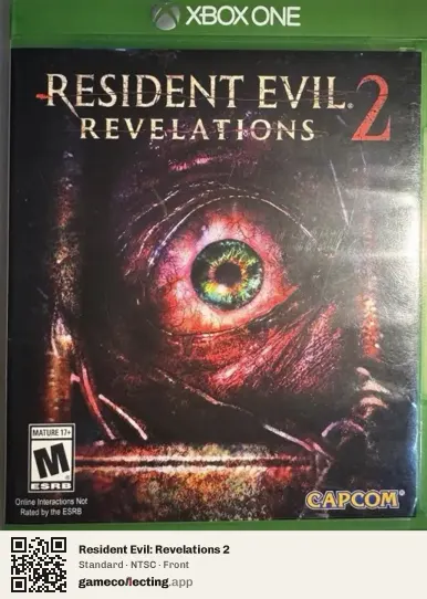 Resident Evil: Revelations 2 Xbox One, NTSC box front