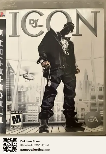 Def Jam: Icon PlayStation 3, NTSC box front