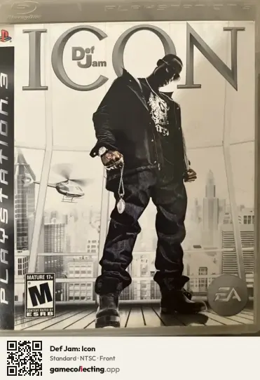 Def Jam: Icon PlayStation 3, NTSC box front