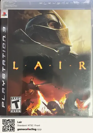 Lair PlayStation 3, NTSC box front