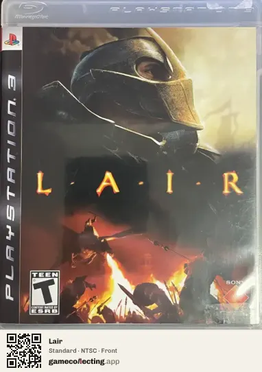 Lair PlayStation 3, NTSC box front