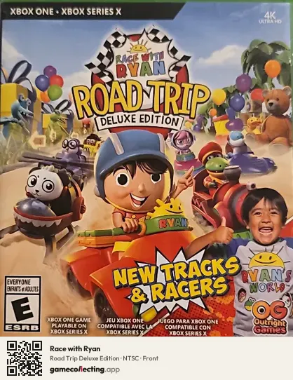 Race with Ryan Xbox One, NTSC box front