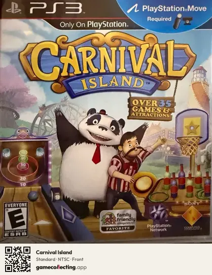 Carnival Island PlayStation 3, NTSC box front
