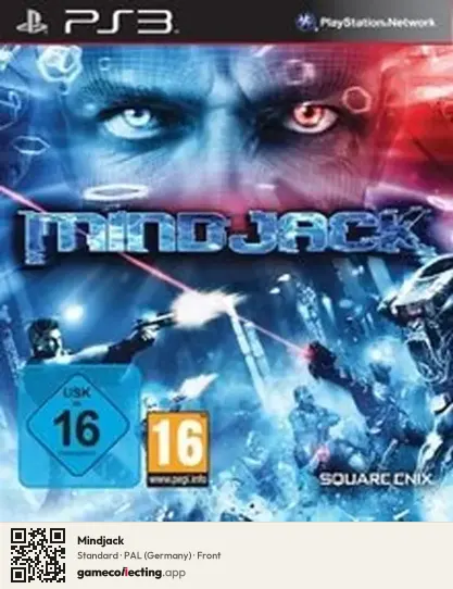Mindjack PlayStation 3, Germany box front