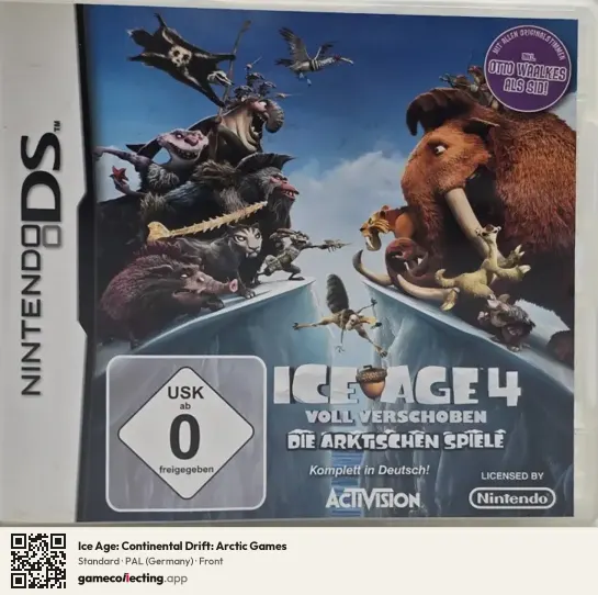 Ice Age: Continental Drift: Arctic Games Nintendo DS, Germany box front