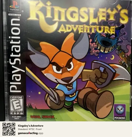 Kingsley's Adventure PlayStation, NTSC box front