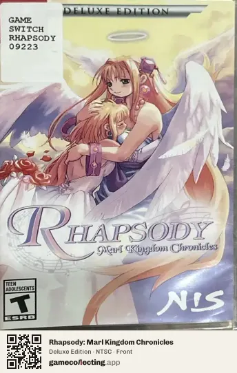Rhapsody: Marl Kingdom Chronicles Nintendo Switch, NTSC box front