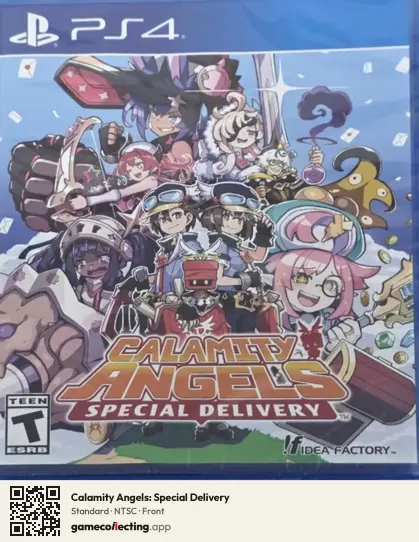 Calamity Angels: Special Delivery PlayStation 4, NTSC box front