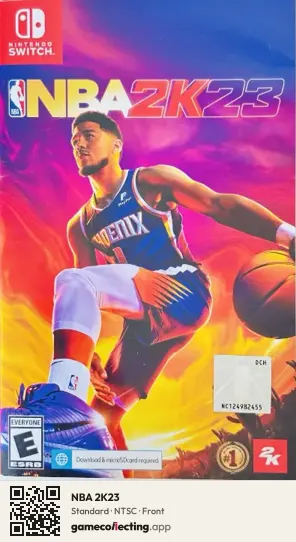 NBA 2K23 Nintendo Switch, NTSC box front
