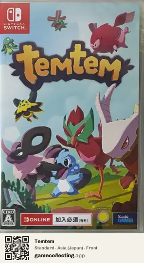 Temtem Nintendo Switch, Asia box front