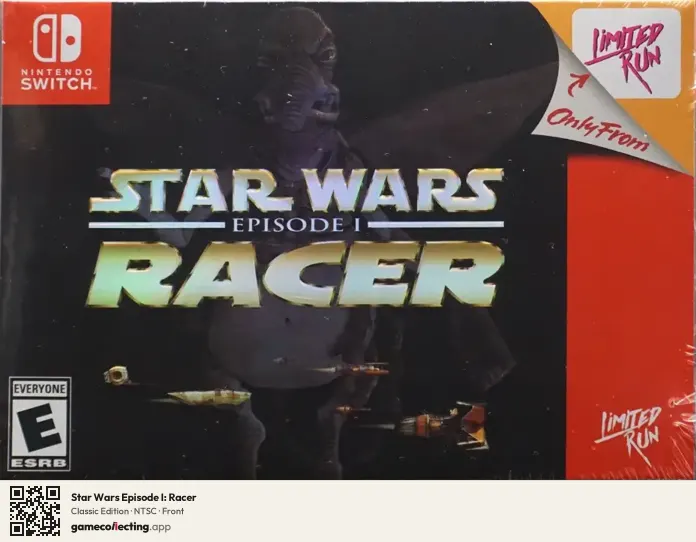 Star Wars Episode I: Racer Nintendo Switch, NTSC box front