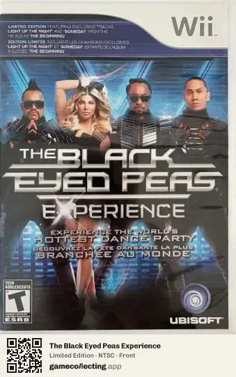 The Black Eyed Peas Experience Nintendo Wii, NTSC box front