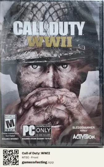 Call of Duty: WWII Computer, NTSC box front