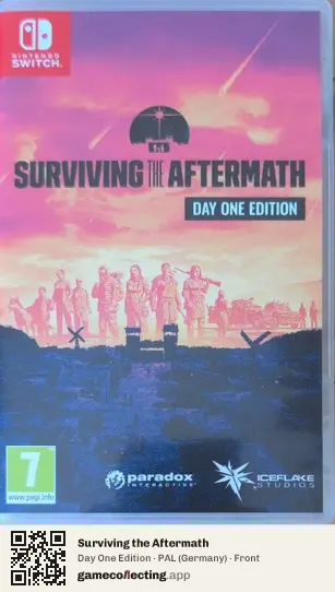 Surviving the Aftermath Nintendo Switch, Germany box front
