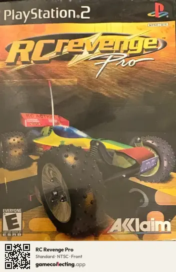 RC Revenge Pro PlayStation 2, NTSC box front