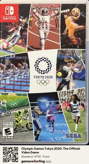 Olympic Games Tokyo 2020: The Official Video Game Nintendo Switch, NTSC box front