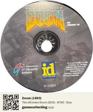 Doom (1993) Computer, NTSC disc