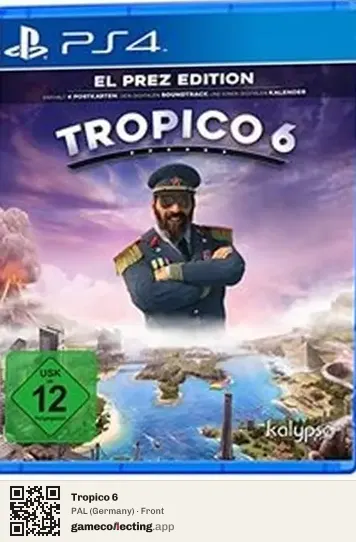 Tropico 6 PlayStation 4, Germany box front