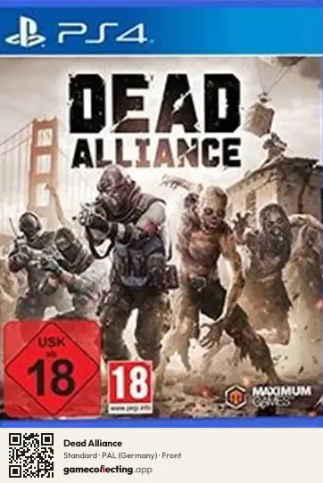 Dead Alliance PlayStation 4, Germany box front