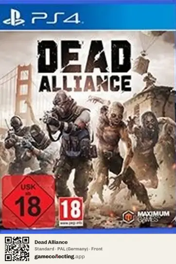Dead Alliance PlayStation 4, Germany box front