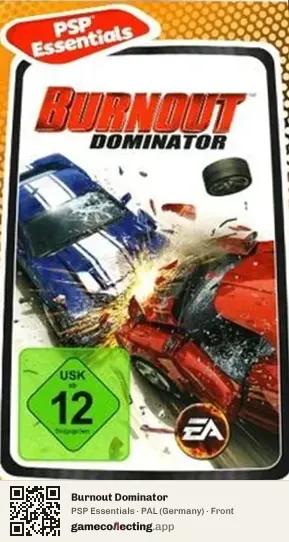 Burnout Dominator PlayStation Portable, Germany box front