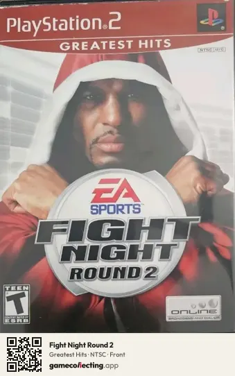 Fight Night Round 2 PlayStation 2, NTSC box front