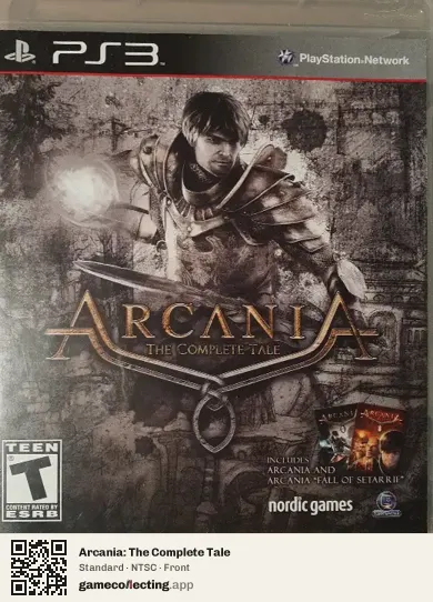 Arcania: The Complete Tale PlayStation 3, NTSC box front