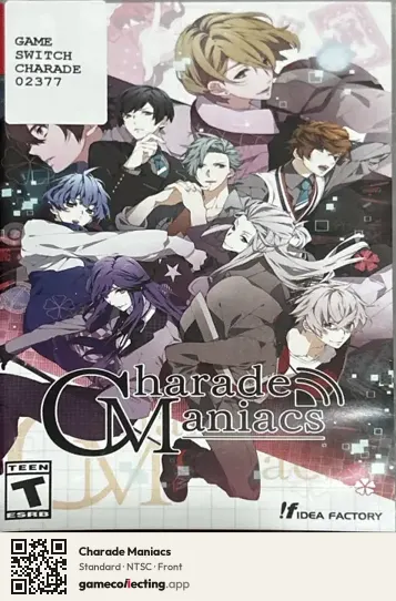 Charade Maniacs Nintendo Switch, NTSC box front