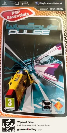 Wipeout Pulse PlayStation Portable, Spain box front