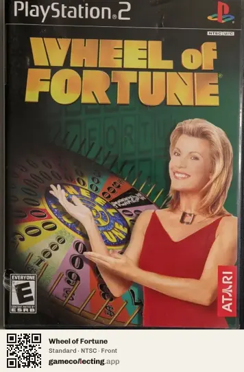 Wheel of Fortune PlayStation 2, NTSC box front