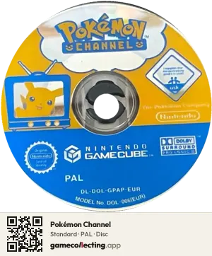 Pokémon Channel Nintendo GameCube, PAL disc