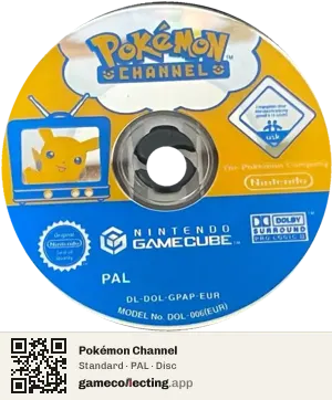 Pokémon Channel Nintendo GameCube, PAL disc