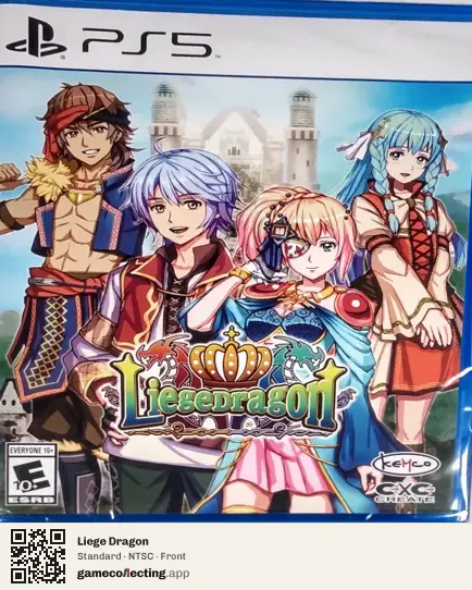 Liege Dragon PlayStation 5, NTSC box front