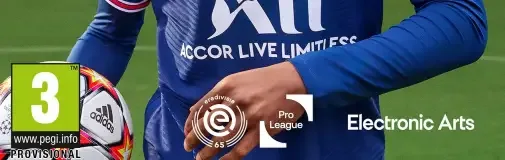FIFA 22, the PEGI square on its front
