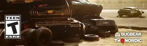 Wreckfest, the ESRB box on its front
