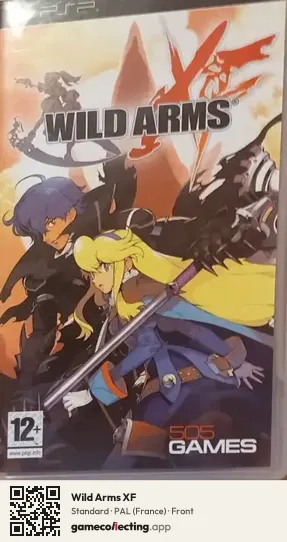 Wild Arms XF PlayStation Portable, France box front