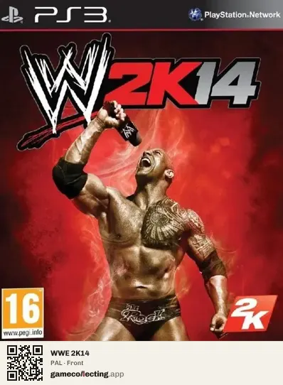 WWE 2K14 PlayStation 3, PAL box front
