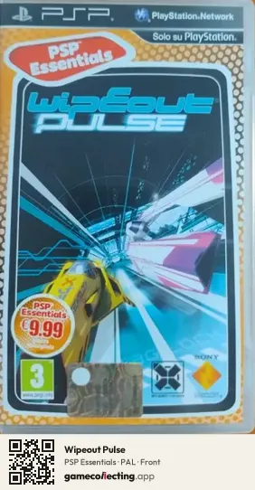 Wipeout Pulse PlayStation Portable, PAL box front