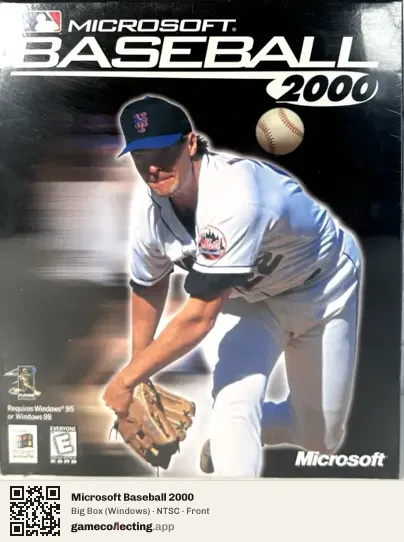 Microsoft Baseball 2000 Computer, NTSC box front