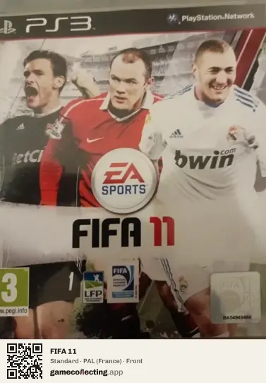 FIFA 11 PlayStation 3, France box front