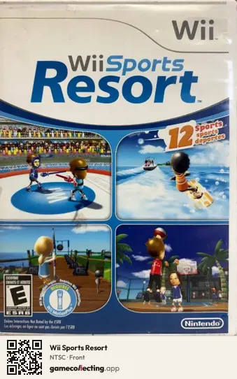 Wii Sports Resort Nintendo Wii, NTSC box front