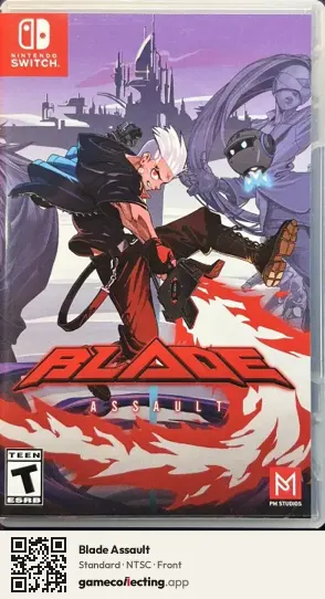Blade Assault Nintendo Switch, NTSC box front