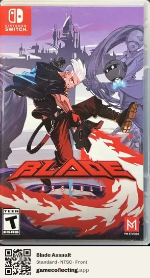 Blade Assault Nintendo Switch, NTSC box front