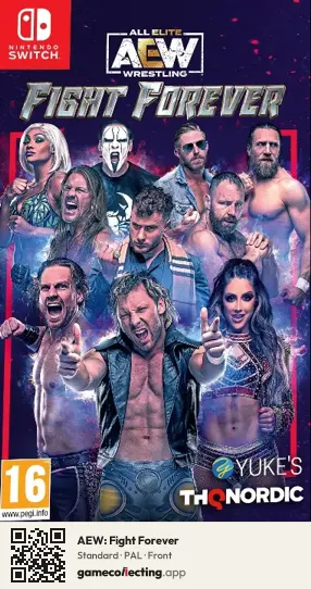 AEW: Fight Forever Nintendo Switch, PAL box front