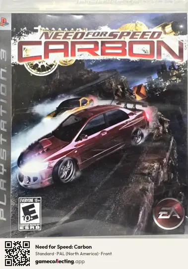 Need for Speed: Carbon PlayStation 3, North America box front