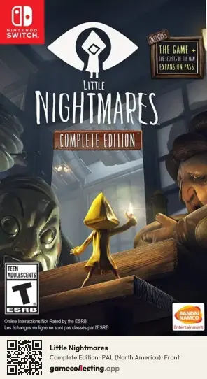 Little Nightmares Nintendo Switch, North America box front