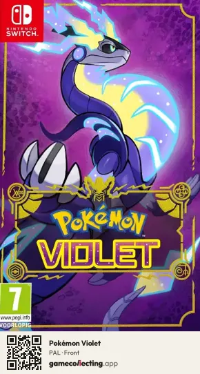 Pokémon Violet Nintendo Switch, PAL box front